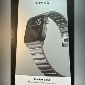 Nomad Titanium Apple Watch Band 44-45-49mm